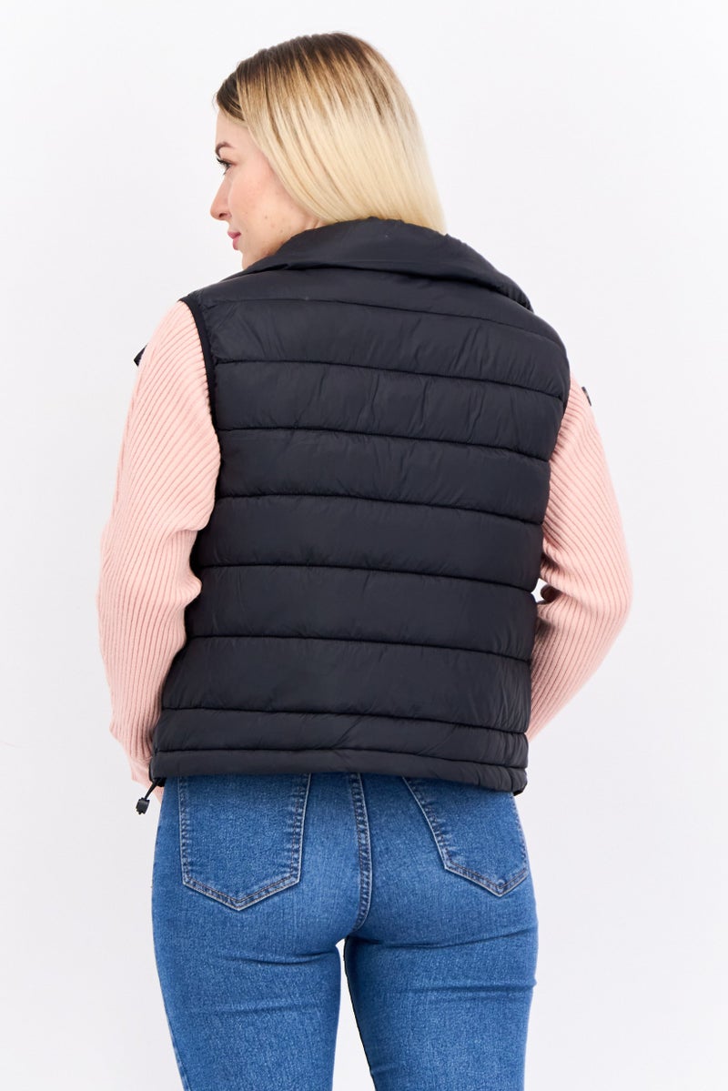 Bearpaw Women Quilted Puffer Jacket, Black - Image 2